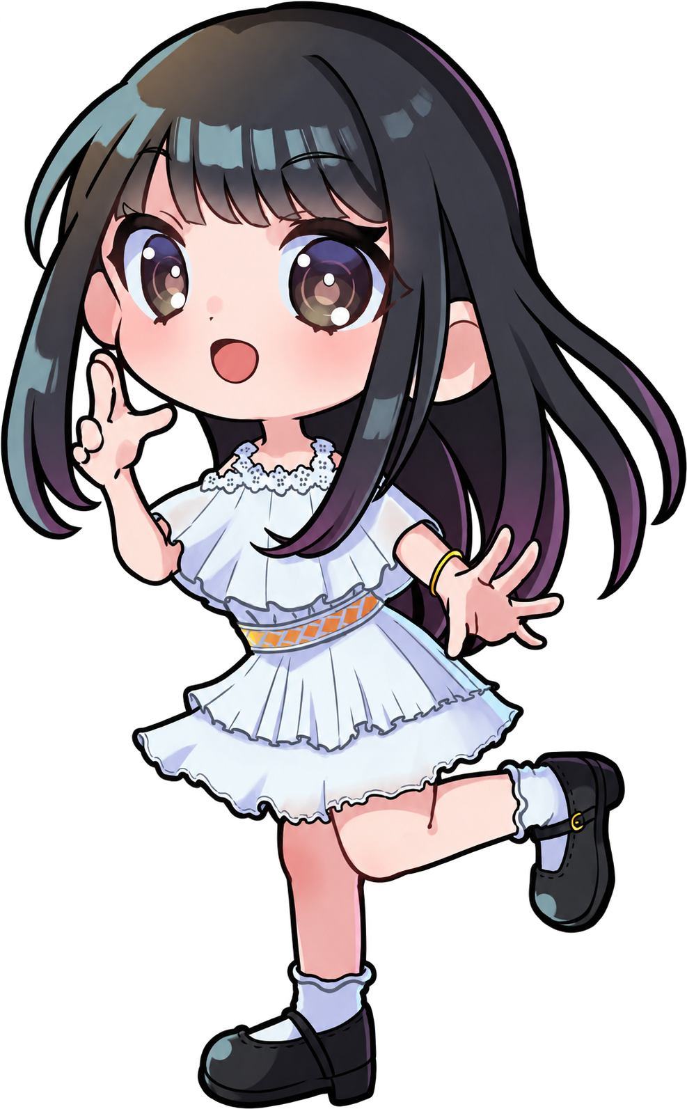 鳴尾浜るいのちびキャライラスト